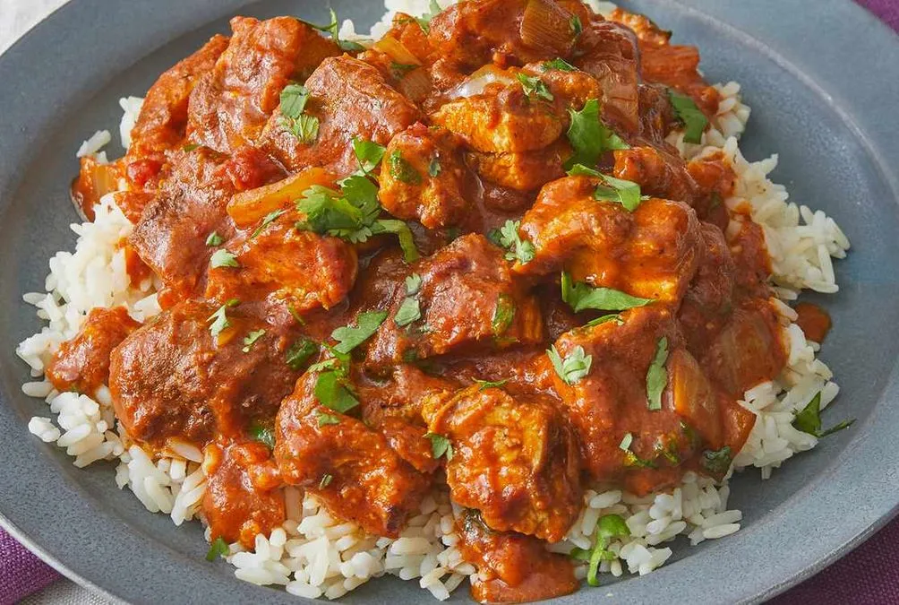 Delicious Chicken Tikka Masala at Green Chili Fine Indian Cuisine in Calgary, AB